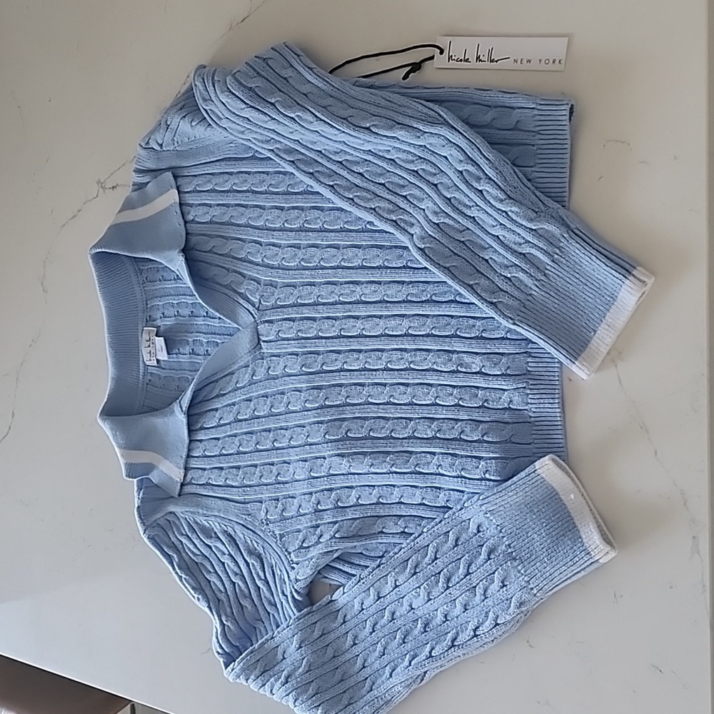 Nicole Miller New York Varsity Sweater - NWT - Large